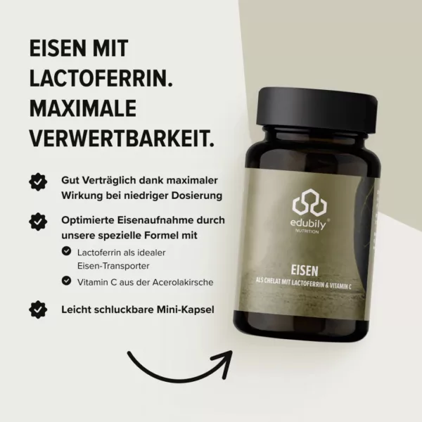 Eisen mit Lactoferrin | Edubily 1