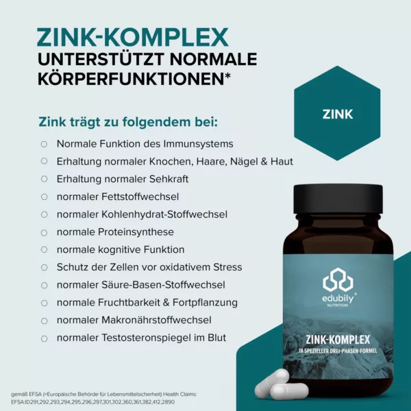 Zink-Komplex Kapseln | Edubily 2