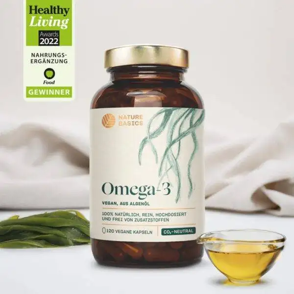 Omega-3 Algenöl Kapseln | Nature Basics