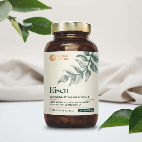 Eisen Kapseln mit Vitamin C | Nature Basics