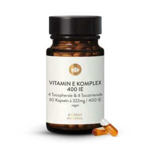 VITAMIN E KOMPLEX 400 IE | Sunday Natural