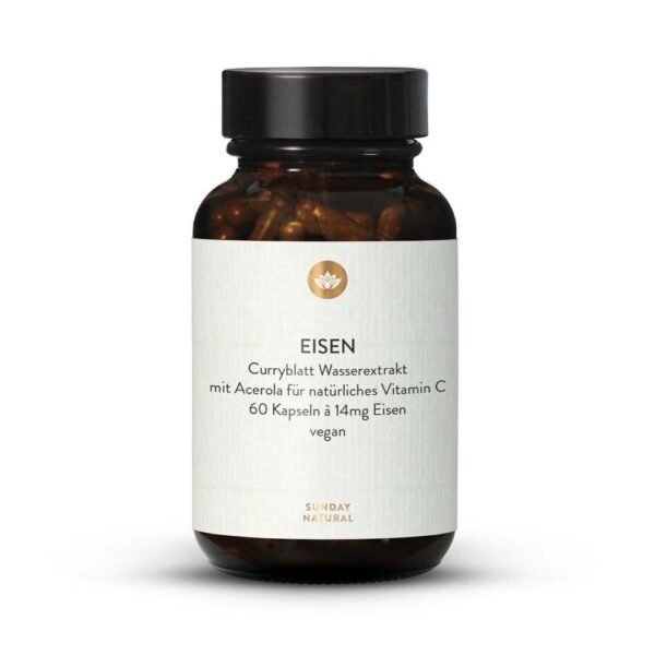 Eisen + Vitamin C Kapseln | Sunday Natural