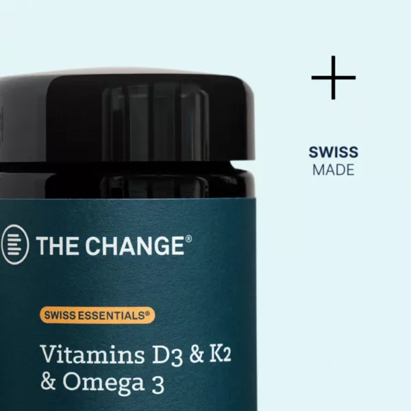 Vitamins D3 & K2 & Omega 3 | BE THE CHANGE 3