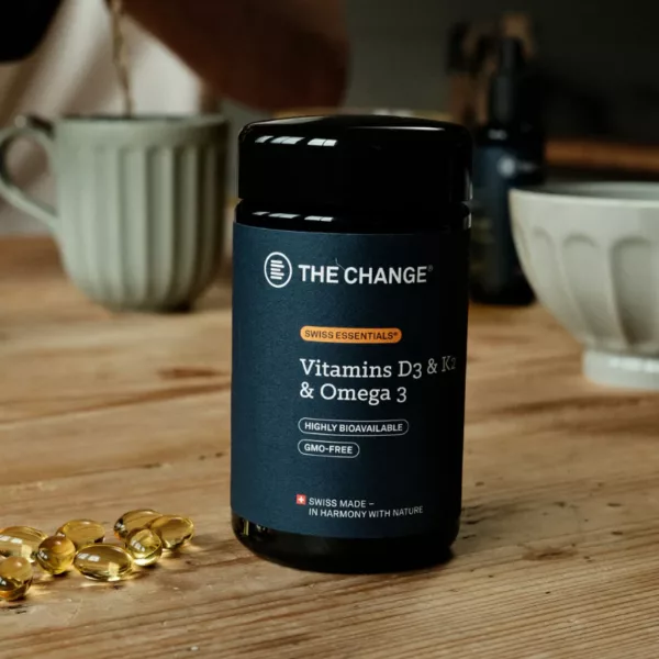 Vitamins D3 & K2 & Omega 3 | BE THE CHANGE 2