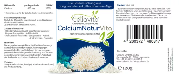 Calcium Natur Vita | Cellavita 1