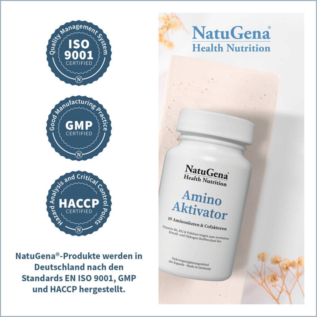 AminoAktivator Zertifikate | NatuGena