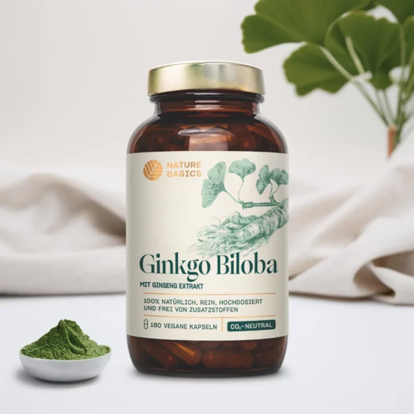 Ginkgo Kapseln mit Ginseng | Nature Basics