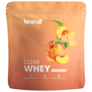 CLEAR WHEY natural peach | brandl