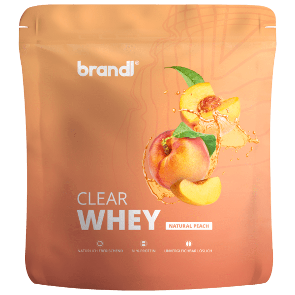 CLEAR WHEY natural peach | brandl