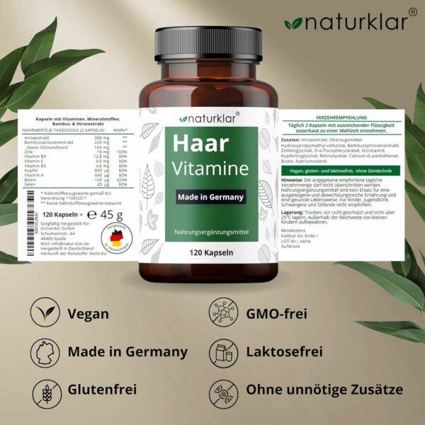 Haar Vitamine | Naturklar Beschreibung