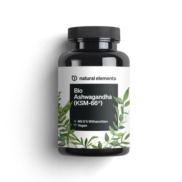 Bio Ashwagandha (KSM-66®) Kapseln | natural elements