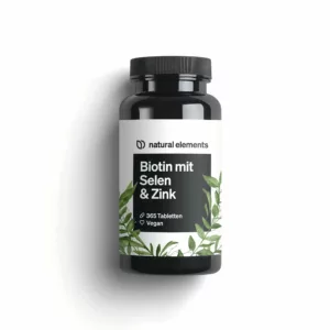 Biotin mit Selen & Zink Tabletten | natural elements