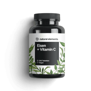 Eisen mit Vitamin C Tabletten | natural elements