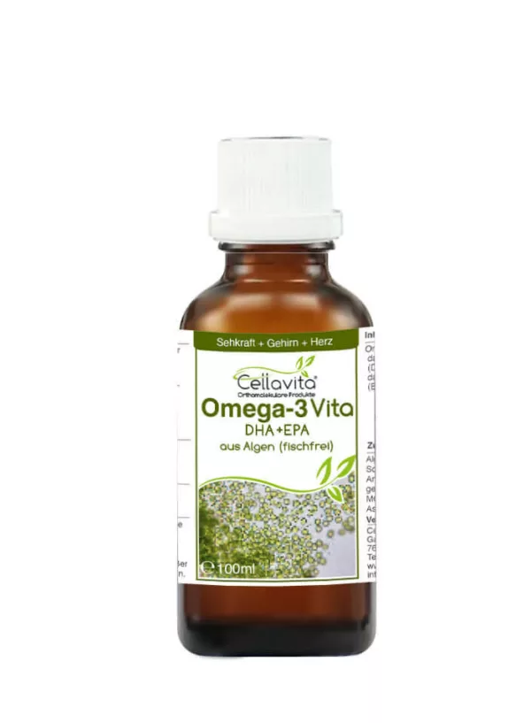 Omega-3 Vita DHA-EPA Algen?l 100ml Cellavita