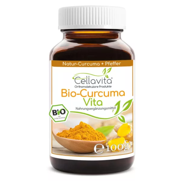 Bio-Curcuma Vita 25-Tages Vorrat - 100g im Glas Cellavita