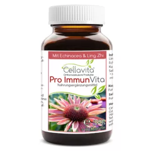 Pro Immun Vita 90 Kapseln (mit Echinacea + Ling Zhi) im Glas Cellavita