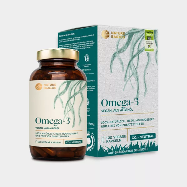 Nature Bascis Omega-3 Algenöl Kapseln