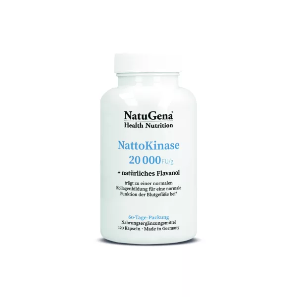 NattoKinase (mit 2000FU pro Tagesdosis) & Vitamin C von NatuGena