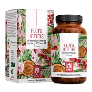 Floraintima: Milchsäurebakterien mit Cranberry & Vitamin B3 - 1 Dose FLORAINTIMA (die meisten Kunden kaufen 2 Dosen) von NATURTREU