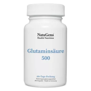 500 mg reine Glutaminsäure pro Kapsel von NatuGena