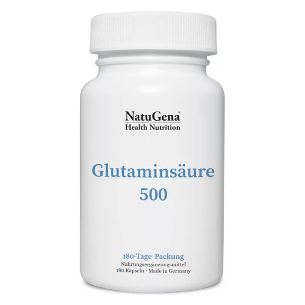 500 mg reine Glutaminsäure pro Kapsel von NatuGena