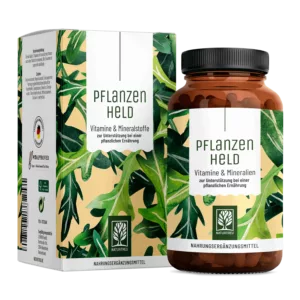 Pflanzenheld: Mikronährstoff-Komplex für Veganer & Vegetarier - 1 Dose Pflanzenheld (die meisten Kunden kaufen 2 Dosen) von NATURTREU