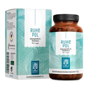 Ruhepol: Anti Stress Komplex mit Ashwagandha & Rosenwurz - 1 Dose Ruhepol (die meisten Kunden kaufen 2 Dosen) von NATURTREU