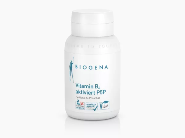 Vitamin B6 aktiviert P5P  BIOGENA