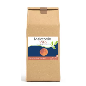 Melatonin Vita mit Ashwagandha & Ling Zhi 300 Kapseln Vorratsbeutel Cellavita