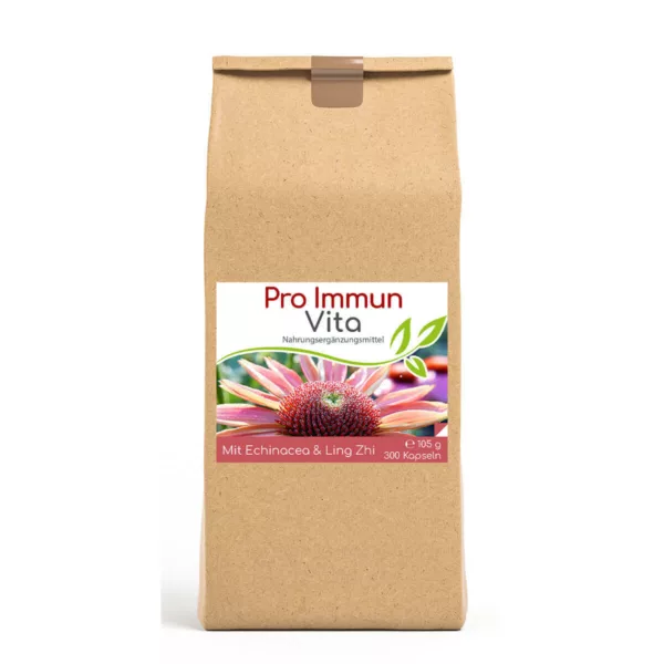 Pro Immun Vita 300 Kapseln (mit Echinacea + Ling Zhi) Vorratsbeutel Cellavita