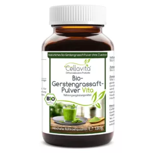 Bio Gerstengrassaft-Pulver Vita 110g Pulver im Glas Cellavita