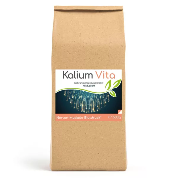 Kalium Vita (Nerven-Muskeln-Blutdruck) 500g Pulver Vorratsbeutel Cellavita