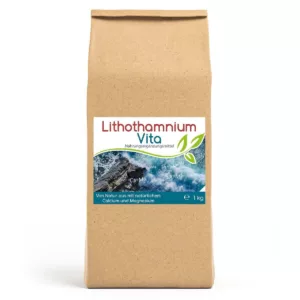 Lithothamnium Vita (100 % Rotalge) 8-Monatsvorrat - 1kg Vorratsbeutel Cellavita