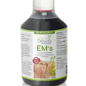 Effektive Mikroorganismen EM?s - Mensch & Darm - 500ml (24 Bakterienkulturen) Cellavita