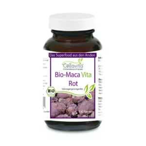 Bio-Maca Vita rot - 180 Kapseln im Glas Cellavita